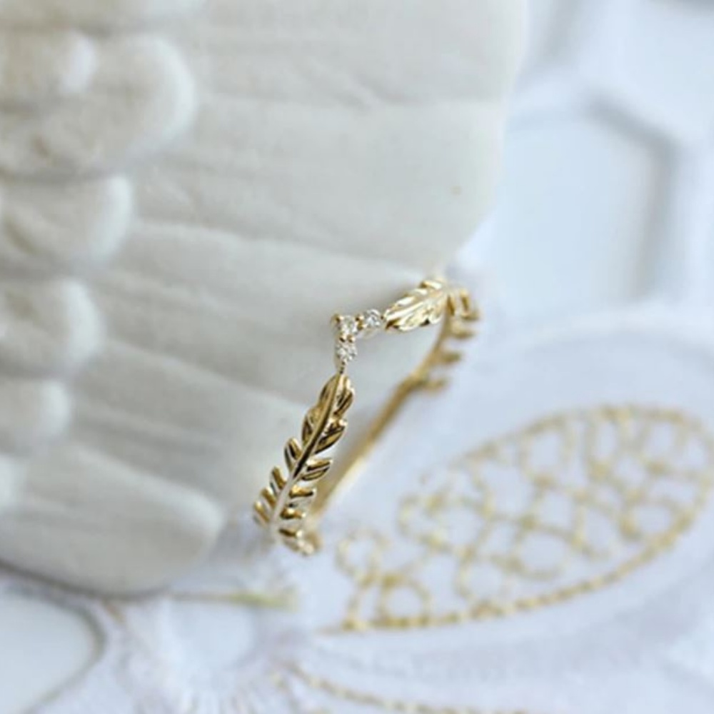 🆕Nomad Free Golden Feminine Wheat Gold Ring - Picture 4 of 6